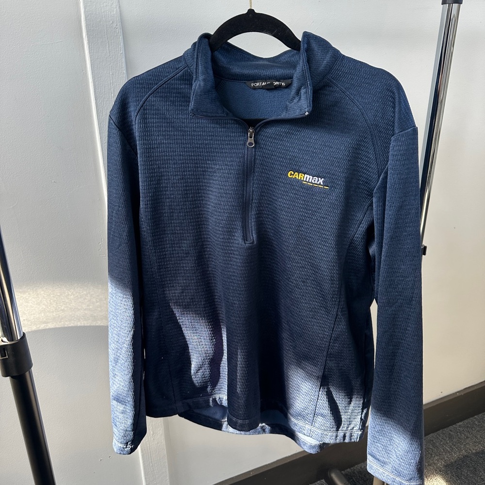 CarMax Blue Quarter-Zip Pullover